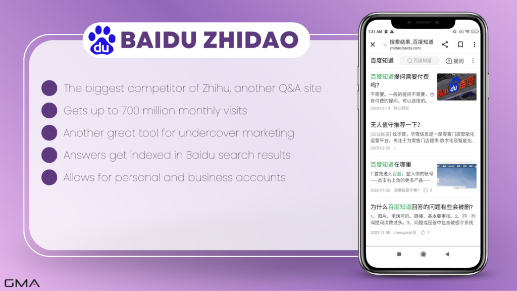 Chinese social media:Baidu Zhidao