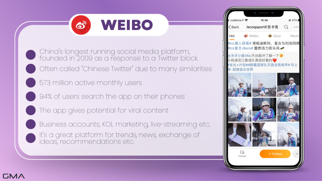 Chinese social media:Weibo
